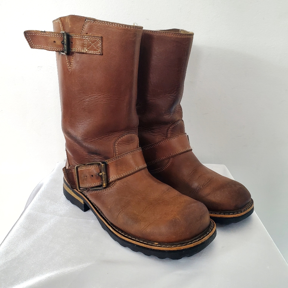 John Fluevog Women's Brown Leather Boots